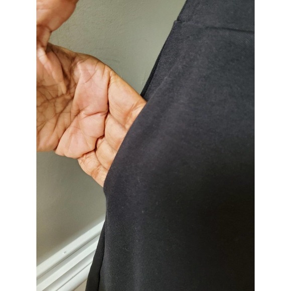 NY&C Women's Solid Black 100% Cotton Round Neck Sleeveless Casual Romper Size S - Picture 6 of 12